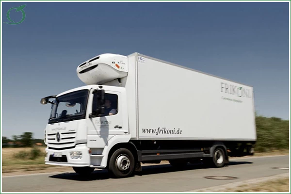 Bild zeigt einen FRIKONI-LKW