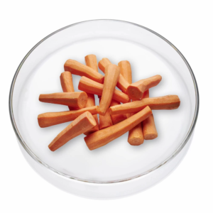 product_image_220a Bild zeigt geschälte Möhren in einer Glasschale